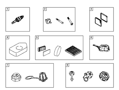 Engine Group (Me21550_me21625) Diagram and Parts List for ME21550-11A-A23K758 2012 Briggs and Stratton Lawn Mower